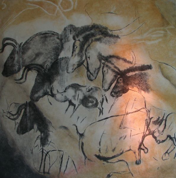 cave painting - horses