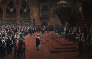 The State Visit of Her Majesty...by Sir John Lavery