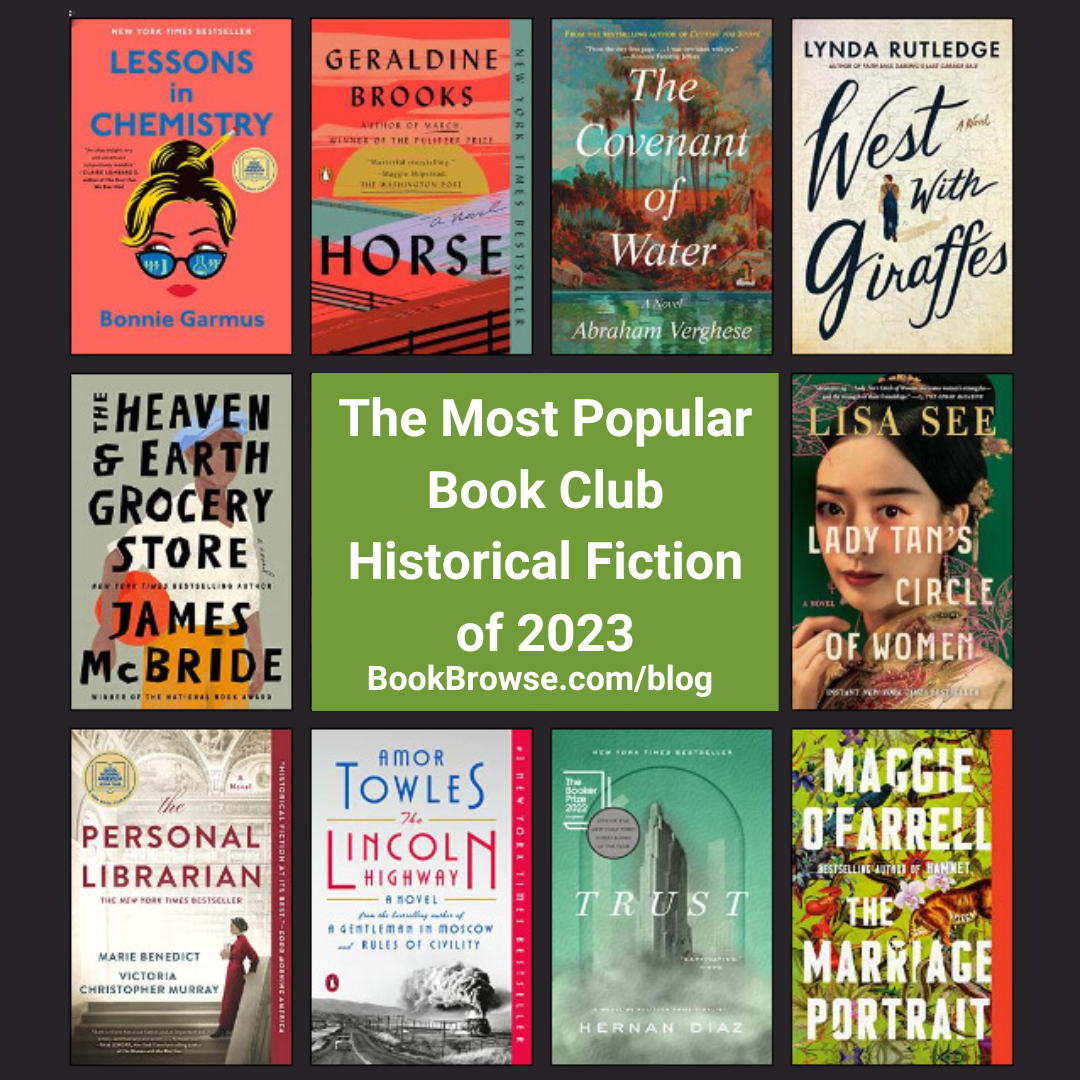 Most Popular Book Club Historical Fiction of 2023