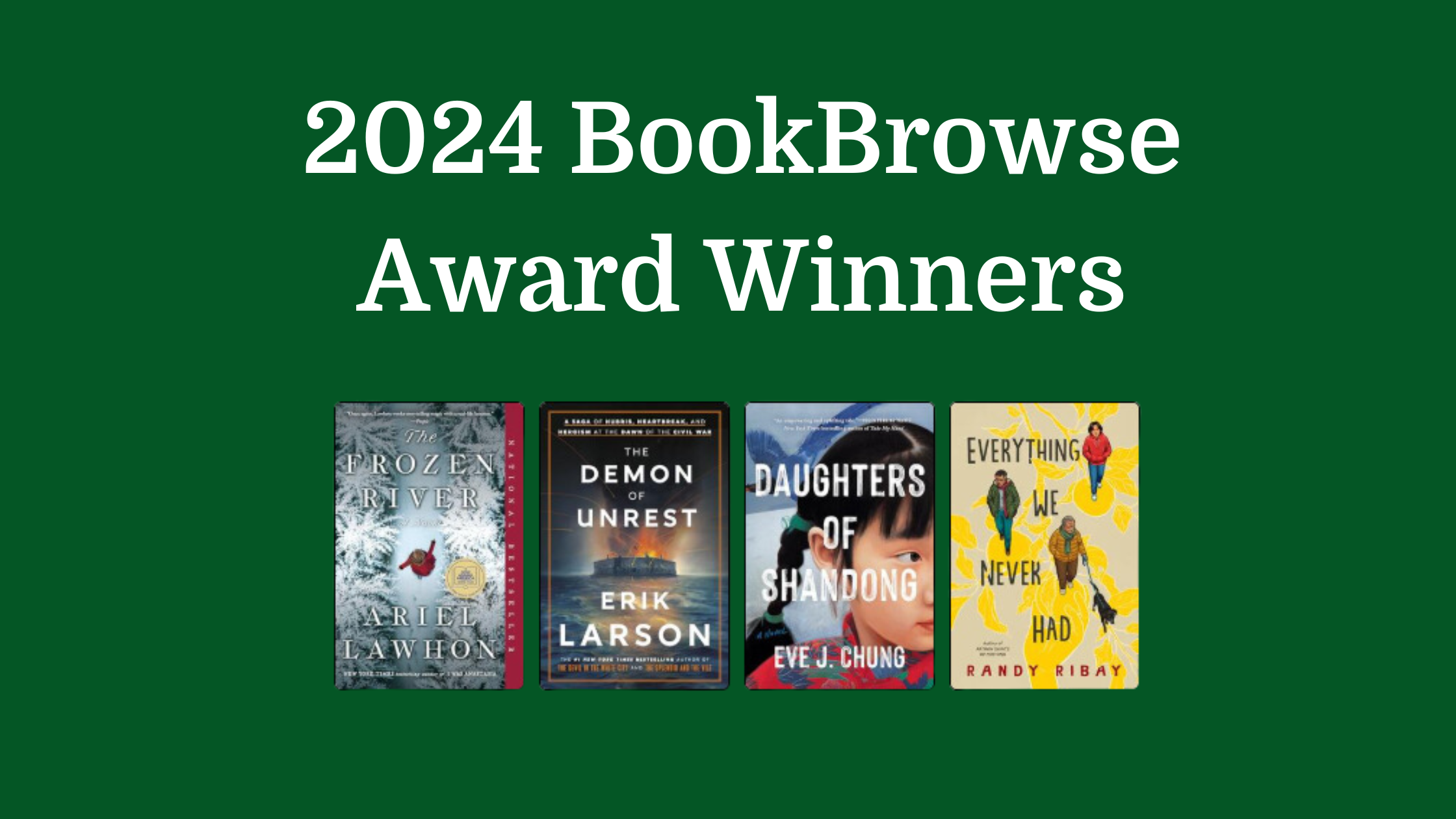 BookBrowse award winners