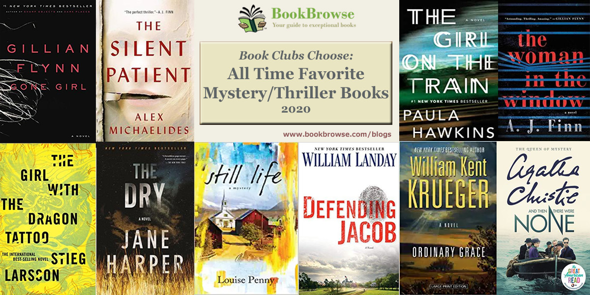 Top 10 All-Time Favorite Mysteries and Thrillers for Book Clubs