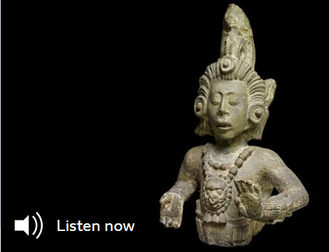 Maya Maize God statue, AD 715