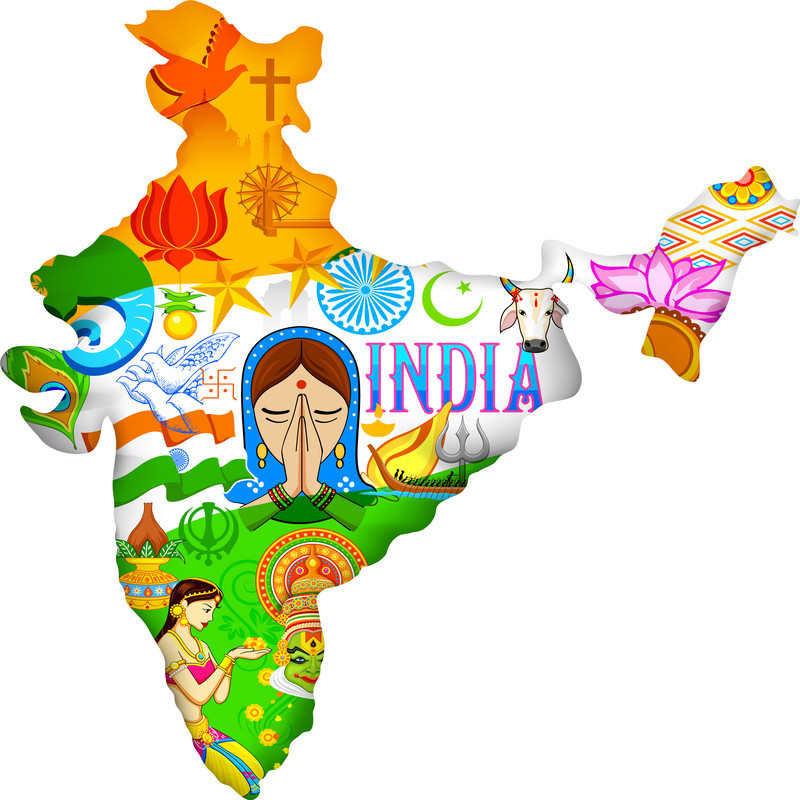 Colourful Spectrum Of Indian Culture India Culture India Map ZOHAL