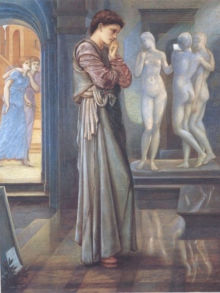 Painting of Pygmalion by Edward Burne-Jones