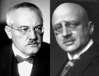 Portraits of Carl Bosch and Fritz Haber