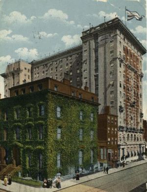 Color illustration of Martha Washington Hotel