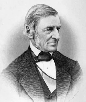 A portrait of Ralph Waldo Emerson